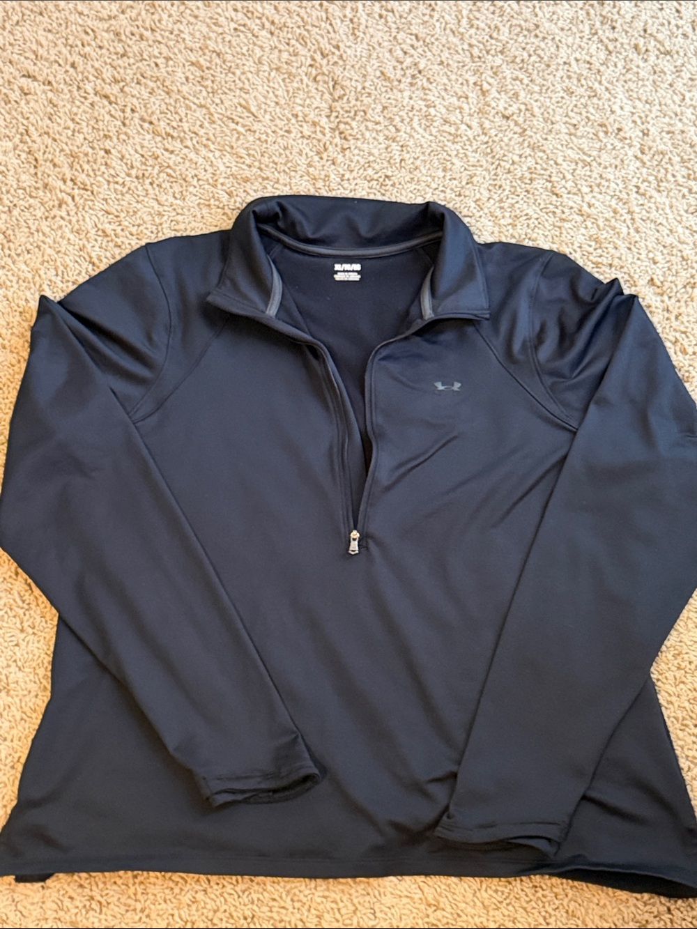 Under Armour Black Women’s cold weather gear Quarter-Zip Jacket